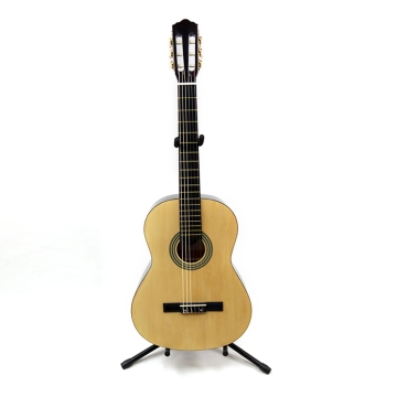 Full single bright white pine fretboard guitar