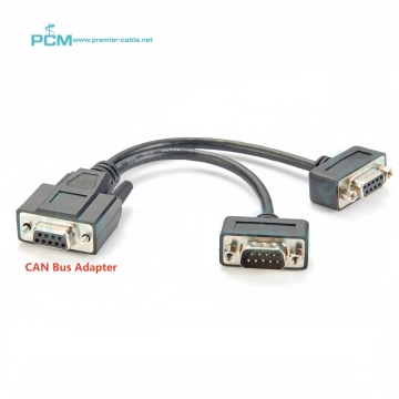 CAN Bus DB9 Y-Splitter: Simplifying Automotive Sensor Data Communication with a D-sub 9 Pin Breakout Cable - PCM-0397