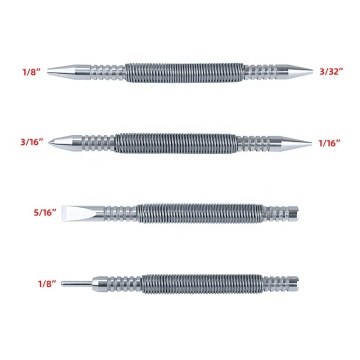 2021 New Hammerless Spring Nail Setter Hand Punch Tool
