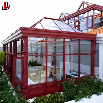 Custom Aluminum Alloy Sunroom with Unique Glass Design