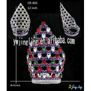 Mix Color Hot Big Full Round Crowns