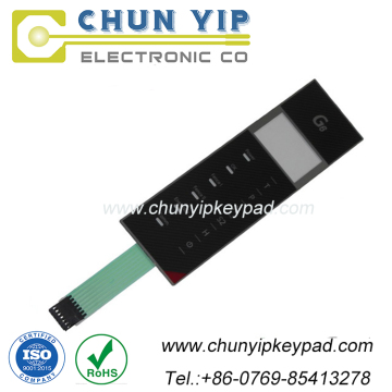 Custom diy PET push button membrane switch supplier
