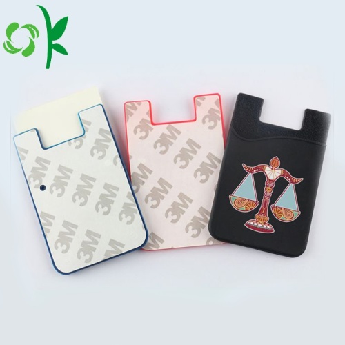 Adhesive Silicone Credit Card Stick Card Holder Phone
