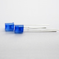 5mm Flat Top Blue Concave LED Blue Lens