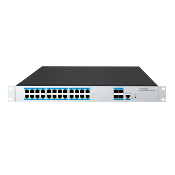 28 Port 10G zarządzany przełącznik Ethernet przemysłowy z 24 gigabitami