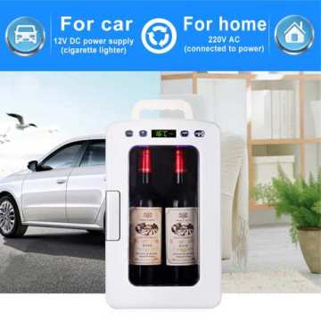 10L 12v 220v Home Refrigerator Warmer Freezer Cooler Fridge Compressor Refrigerator Temper Adjustable