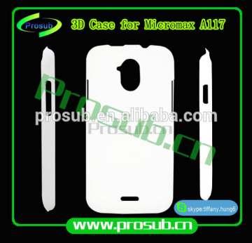 3d sublimation diy blank cell phone case cover skin for SFP- Micromax A117