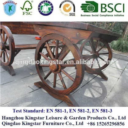 wagon wheel benches