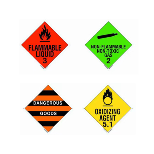 Industry A.D.R. Labels Industry Dangerous goods sign Factory