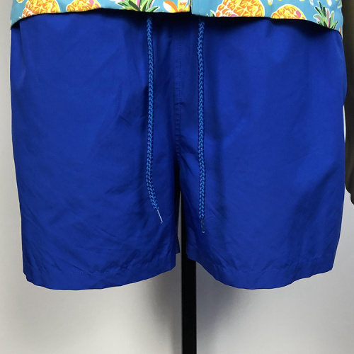 high quality wholesale Dark blue plain male boardshorts