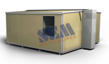Fold-out Portable House With Pu Sandwich Pannel , Easy Installation And Easy Transportation