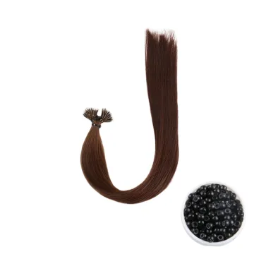 Tangle Free hair extension micro ring 100% remy human micro ring hair extensions looper tools nano ring