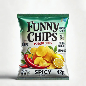 Custom Printed Snack Food Packaging Bags & Potato Chips Foil Bags