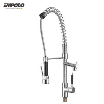 Hot Selling Fashionable 4-Way Faucet with Pull-Down Sprayer for Kitchens and Restaurants