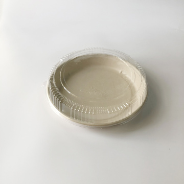 Eco-friendly Round Bakery Tray Disposable Bagasse Tray