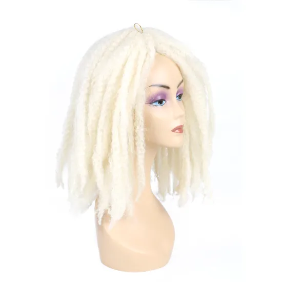 Hot sell afro bulk crochet hair afro braiding hair 110g 20 inch synthetic hair extensions