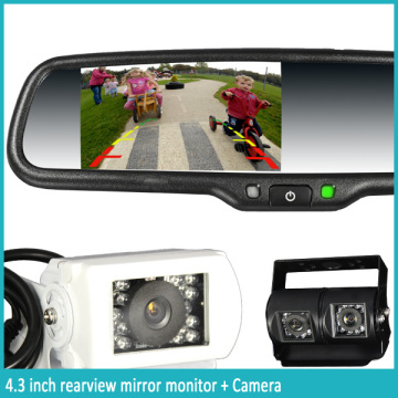 GERMID 4.3 inch Car rear mirror with camera