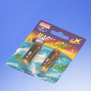 2PCS Batteries in Blister Card Packing (LR6)