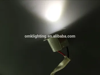 mini cold white cabinet 1w rgb led light 80 lumens