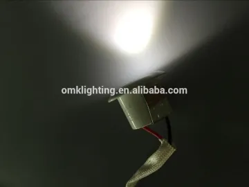 mini cold white cabinet 1w rgb led light 80 lumens