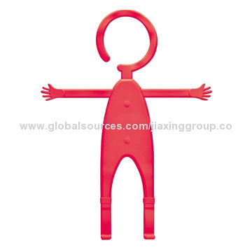 Human-shaped silicone Phone Stand, Customized Logo Printing Ways Welcomed, 500pcs MOQNew