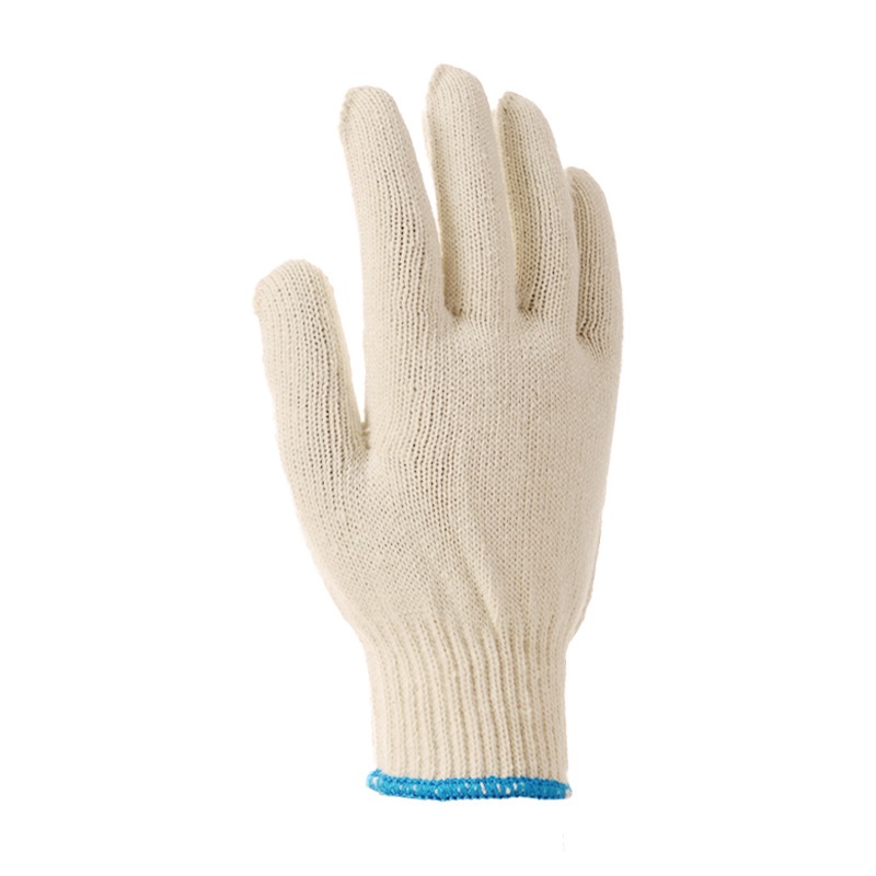 Gants de sécurité en gros coton blanc brut