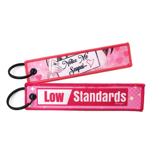 Sublimation Flight Tags Custom Anime Jet tags Keychain