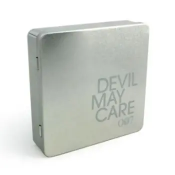 Square tin with hinge