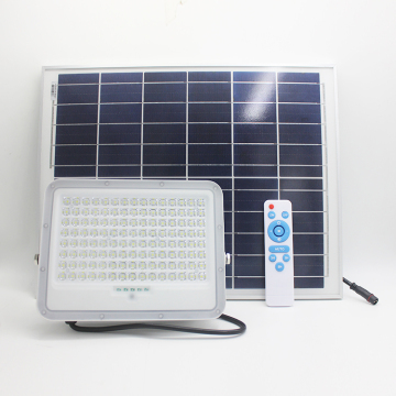 100W 200 W 300W 400W Fernbedienungssteuerung Solar LED -Flutlicht für Outdoor