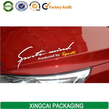 self adhesive car bumper sticker label