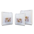 9 Grade Bolsas portadoras de Kraft resistentes a aceite de grado alimenticio