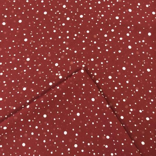 Polyester Chiffon Moss Crepe Red Sky AOP Fabric