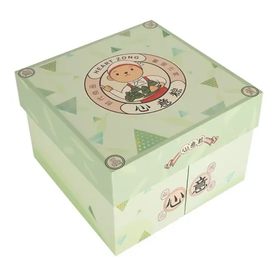 Green Double Drawer Packaging Box