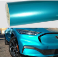 metallic gloss coral blue car wrap vinyl