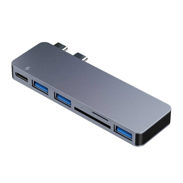 High-Quality 5-in-1 Type-C PD HDMI USB 3.0 Adapter Dock for MacBook Laptops