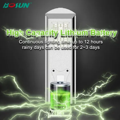 Bosun IP65 Waterproof LED Solar Street Lamp