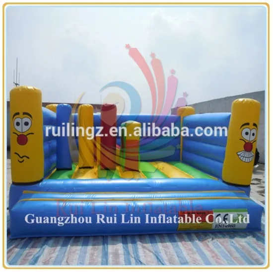 Rui Lin inflatable clown simple bounce house with obstacle