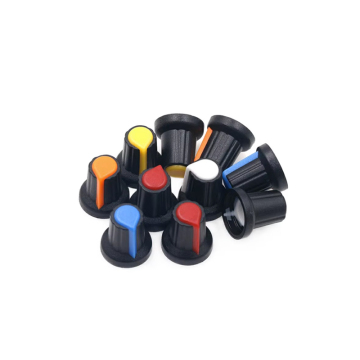 Wh148 Plastic Knob with Plum Blossom Handle 15X17mm AG2 Potentiometer Knob Cap