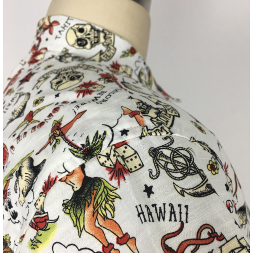 Custom Men's printed polyester cotton Shirts