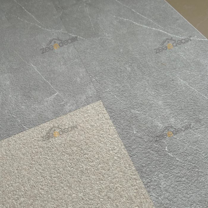 Tấm ốp tường SPC cao cấp Thiết kế rãnh 4 mặt chống thấm nổi Tấm ốp tường nội thất chống nước thân thiện với môi trường