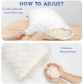 Adjustable Removable Foam Bed Pillow