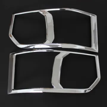 Chromed Head Light Cover Trims for Hiace Commuter 2016 Van Accessories