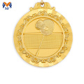 Medalhas de design de metal em branco barato