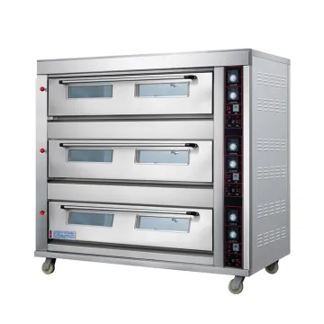Commercial Peerless Gas Deck Type Pizza Oven for Portable Outdoor Brick Wood-Fired Pizza Oven for Sale Italian
