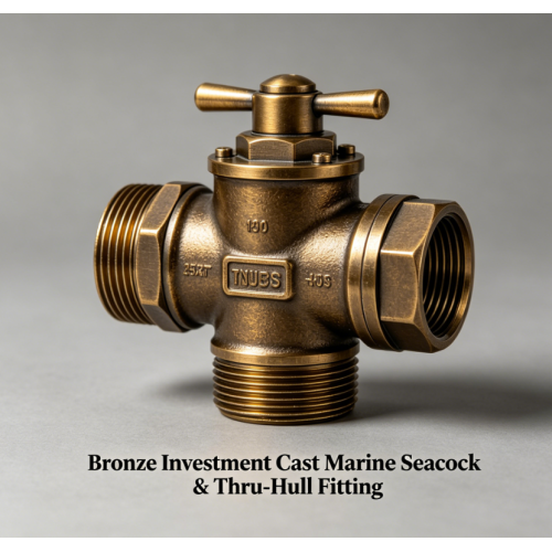 Bronce Investment Cast Marine Seacock & Thru-Hull Fitting