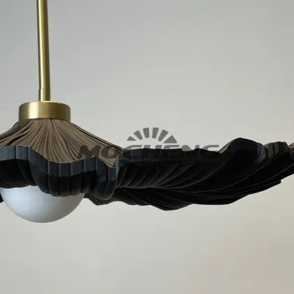 Nordic Restaurant Bedroom Bedside Lotus-Shaped Pendant Light