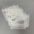 CPE translucent clothing packaging zipper bag