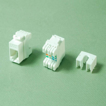 Cat 5E UTP keystone jack(180 degree)