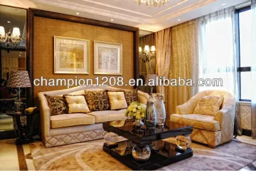 Champion customized luxury sofa set, velvet sofa, sectional sofa