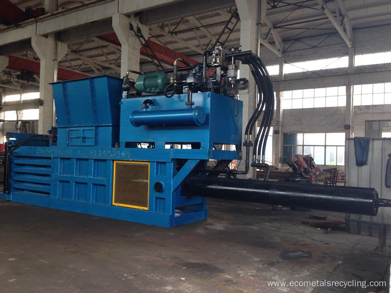 Horizontal Waste Paper Plastic Compress Baler Machine